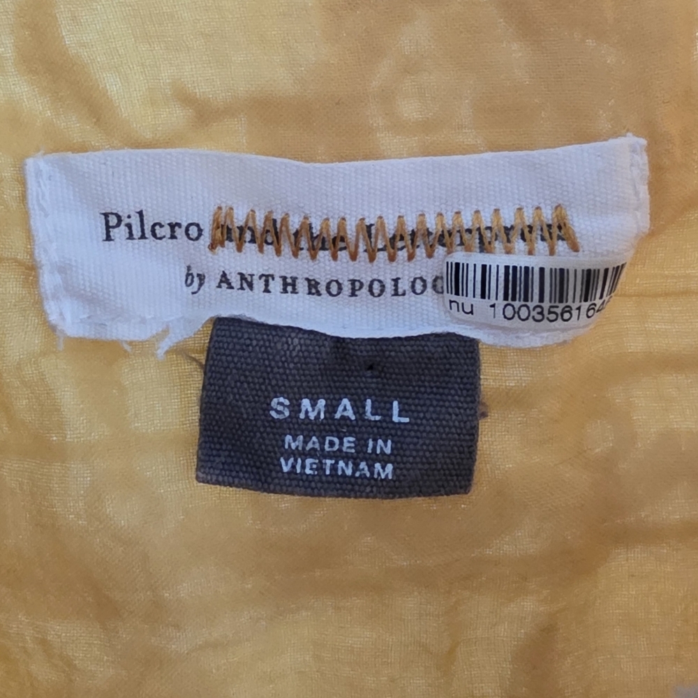 Anthropologie Pilcro Embroidered Roses Blouse Size Small - Picture 3 of 9